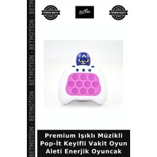 Premium Işıklı Müzikli Pop-It Keyifli Vakit Oyun Aleti Enerjik Oyuncak