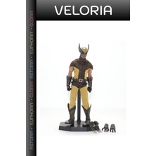 Veloria Özel Üretim Marvel X-Men Wolverine Pençeli Süper Kahraman Figürü 31 cm Karakter Popüler Sergi