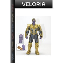 Veloria Premium Marvel Thanos Figürü 31 cm (Özel Kutulu) Dekoratif Genç Dizi