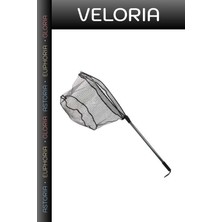 Veloria Sahil Avcılığı Hobi Malzemesi Tuzlu Su Captain 6785 Kepçe Iki Parça 160CM Alüminyum Saplı 66X60CM