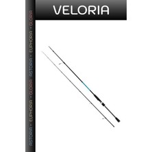 Veloria Delux Serisi Olta Deniz Aksesuar Captain 1366 Integra Carbo-X 259CM 2 Parça Spin Kamış 8-32GR