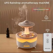 Asfal Ufo Yağmur Damlası Hava Nemlendirici 350 ml Kumandalı Zaman Ayarlı Rgb Aromaterapi Nemlendirici