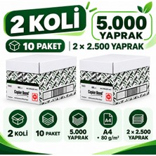MEDEVRELF Copier Bond (Vege) A4 Fotokopi Kağıdı 80 gr 2 Koli