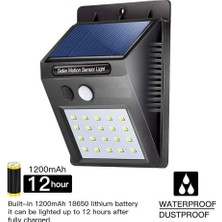 Uravas Store Urprime 20 Ledli Hareket Sensörlü Dış Mekan Solar Lamba