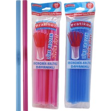Pratikon Lüks Frozen Büyük Boy Pipet 20 Li PR1160 50'li Paket