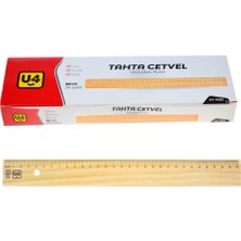 U-4 Tahta Cetvel 30 cm 1082 24'lü Paket