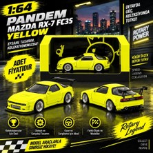 Uravas Store Urprime 1/64 Pandem Mazda Rx-7 FC3S Yellow (Adet Fiyatıdır)