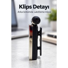 Uravas Store Urprime Klipsli Bluetooth Kulaklık Şarj Kablolu ve Yedek Uçlu