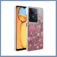 Yuva Izi Redmi 13C Uyumlu Kılıf Blade Aynalı Desenli Kapak - Desen 7 Ajs
