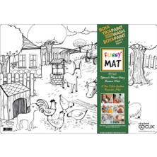 Akademi Çocuk Funny Mat - Çiftlik - 33,5X48CM