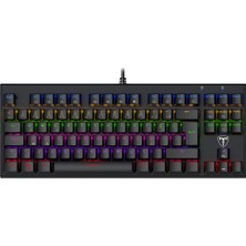T-Dagger I-500R, Lıght Cruıserc , USB Kablolu, Türkçe Q, Rainbow Backlight, Blue Mekanik Switch, 87