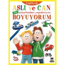 Aslı ve Can ile Çıkartmaları Yapıştırıyor, Boyuyorum - Taşıtlar