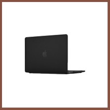 Bezos Macbook Pro 14.2 2021 Macbook Buzlu Kapak - Siyah Dry