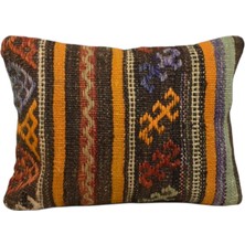 Kilim Antik El Dokuma Kilim Kırlent Yastık Kılıfı 2132 - Yeni - Çok Renkli
