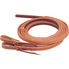 Str Store Weaver Leather Çift ve Dikişli Ağır Koşum Bölünmüş Dizginler, Russet, 1,5 cm x 20,32 cm