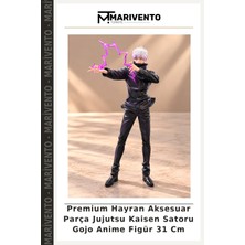 Marivento Premium Hayran Aksesuar Parça Jujutsu Kaisen Satoru Gojo Anime Figür 31 cm