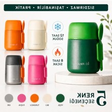 304 Çelik 500 ml Yemek Termosu, Geniş Ağızlı