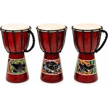 Ahşap Batikli Darbuka, NO:1024 Tasarımlı
