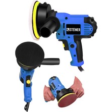 Steiner Alman 1200 Watt Profesyonel 6 Kademe Devirli Pasta Cila Polisaj Makinesi Mavi