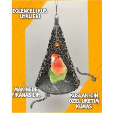 Ozzi Petshop Cennet Papaganı Için Sıcak Yuva, Papagan Yuvası, Papagan Oyuncagı + Süpriz Hediye
