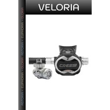 Veloria Premium Scuba Seti Basınçlı Hava Sualtı Teçhizatı Cressi T10 Sc Cromo - Master Dın Regülator