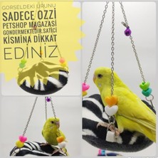 Ozzi Petshop Zilli Kuş Oyuncak Salıncak