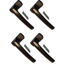 Pimapen Orijinal ® Marka Pencere Kolu (Koyu Kahve-4 Adet)