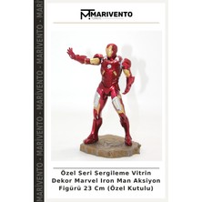 Marivento Özel Seri Sergileme Vitrin Dekor Marvel Iron Man Aksiyon Figürü 23 cm (Özel Kutulu)
