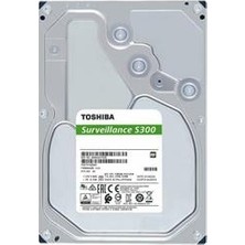 Toshiba 6tb HDWT860UZSVA 3.5 S300 5400RPM 256MB Sata3 Güvenlik 7-24 Harddisk