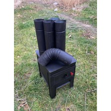 Ayizi Kitap Soba Kamp Çadır Karavan Sobası Seti Sac Soba