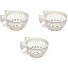 Kanarya Kafes Iç Yuva 11,5 cm (3 Adet)