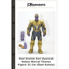 Marivento Özel Üretim Seri Oyuncak Hobisi Marvel Thanos Figürü 31 cm (Özel Kutulu)