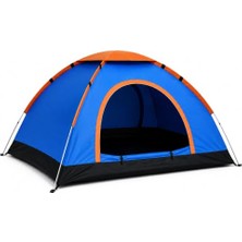 4 Kişilik Tam Otomatik Kamp Çadırı 220 x 250 x 165 cm | Hızlı Kurulumlu Outdoor Çadır | Geniş Aile Çadırı | Kamp, Piknik, Balıkçılık, Festival ve Doğa Aktiviteleri Için Taşınabilir Kamp Çadırı