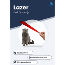 Kedi Oyuncağı Işıklı LED Lazer Anahtarlık Köpek Interaktif Eğlence Pratik Hediyelik Ürün