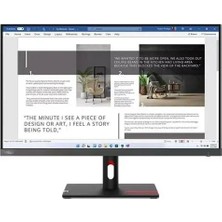 Lenovo 27 Lenovo S27I-30 Thınkvısıon 63DFKAT4TK Fhd 4ms 100HZ Hdmı+Vga Wled Monıtor (3 Yıl Garanti) Mac