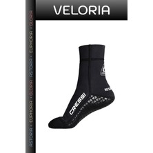 Veloria Delux Serisi Palet Altı Su Sporu Ürünü Dalgıç Giysisi Cressi Resilient Pro Dalış Çorabı