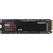 Samsung 4 Tb 990 Pro Samsung Nvme M.2 MZ-V9P4T0BW Pcıe 7450-6900 Mb/s Samsung Tr Garantılı Mac