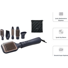 Philips 5000 Serisi Hava Üflemeli Saç Şekillendirici ve Mutfak Tartısı Seti, Çoklu Şekillendirme Başlıkları, Iyonik Saç Bakımı ve Seramik Argan Kaplama BHA530/00