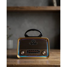 Midas Toptan Ahşap Nostaljik Radyo Bluetooth USB Sd Kart Destekli UCZZZV01NOSTALJİ-1