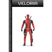 Veloria Özel Üretim Deadpool Aksiyon Figürü 30 cm Vitrin Karakter