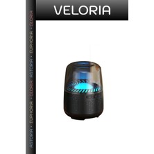 Veloria Premium Doğum Günü Gençlik Hediyesi Rgb Işıklı 1800MAH Kablosuz Bluetooth Hoparlör (F37)