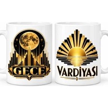 Lexroo Gece Vardiyası 2`li Porselen Kupa Seti - Model 697