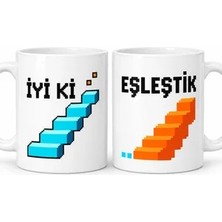 Lexroo Iyi Ki Eşleştik 2`li Porselen Kupa Seti - Model 707