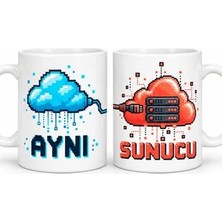 Lexroo Aynı Sunucu 2`li Porselen Kupa Seti - Model 700