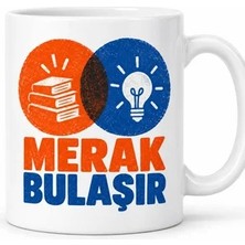 Lexroo Merak Baskısı Tasarımlı Porselen Kupa - Model 684