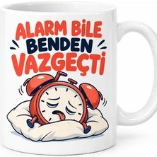 Lexroo Alarmın Istifası Tasarımlı Porselen Kupa - Model 731