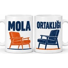Lexroo Mola Ortaklığı 2`li Porselen Kupa Seti - Model 698