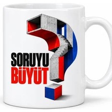 Lexroo Soruyu Büyüt Tasarımlı Porselen Kupa - Model 681