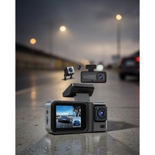 Midas Toptan 3 Kamera 360° Full Hd Araç Güvenlik Sistemi Uczzzgenişaçılıaraçkamera-1