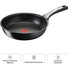 Tefal Unlimitedone 6x 28 cm Indüksiyon Tabanlı Tava ve Mutfak Tartısı Seti, Titanyum Yapışmaz Kaplama, Indüksiyon Ocak Uyumu, Isı Hazırlık Göstergesi ile Günlük Pişirmede Pratik Kullanım 2100116320
